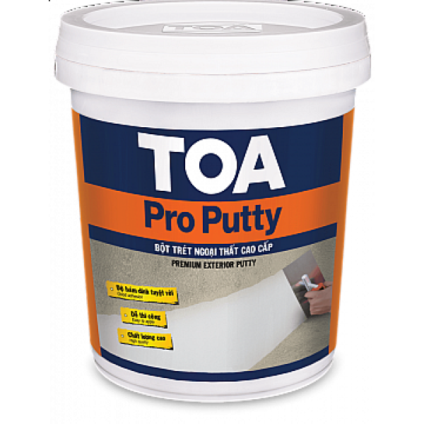 BỘT TRÉT NGOẠI THẤT CAO CẤP TOA PRO PUTTY