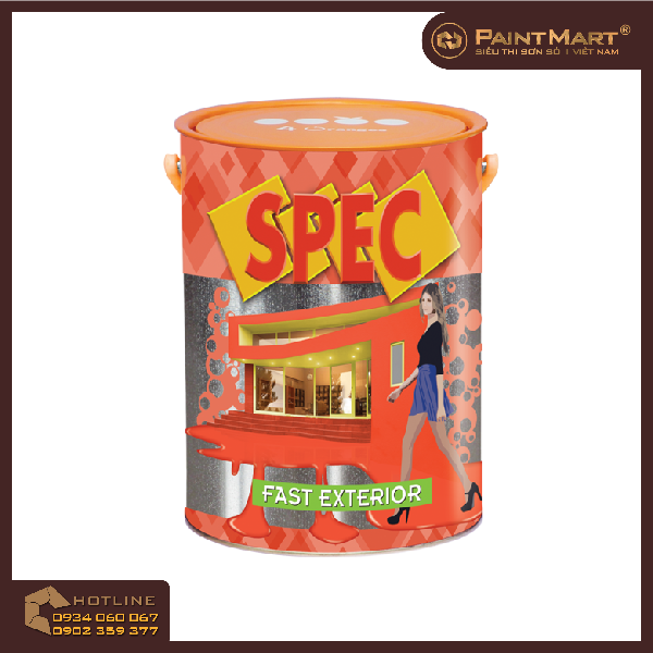 Sơn ngoại thất KINH TẾ LÁNG MỜ Spec Fast Exterior